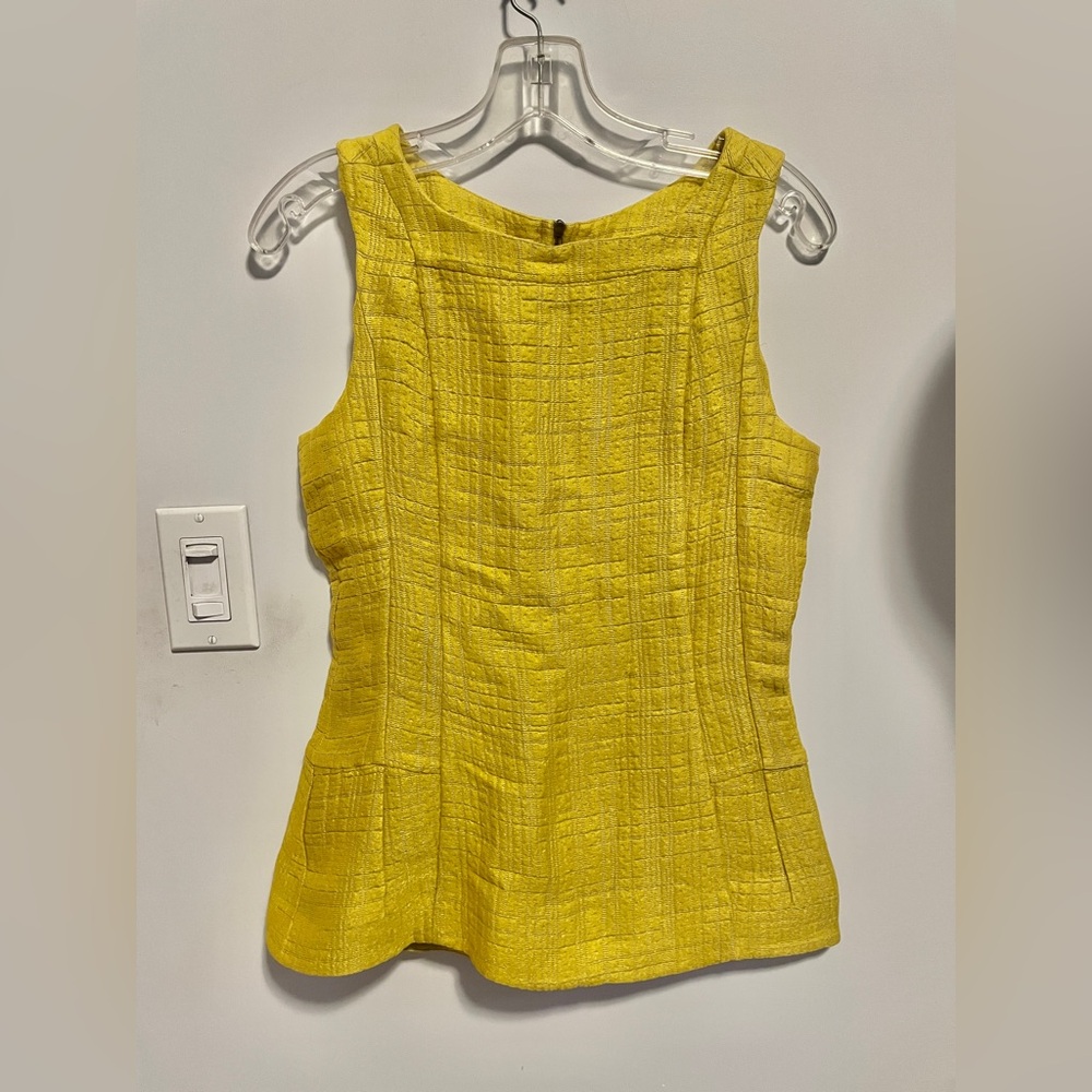Marni Chartreuse Silk-Blend Blouse